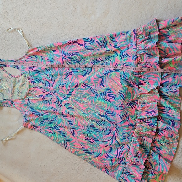 Lilly Pulitzer Evangelia Dress Pink Sunset NWOT XXS - Picture 4 of 7